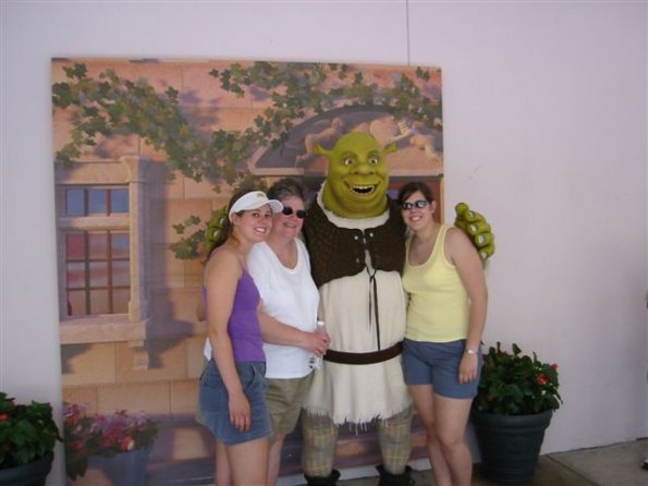 Jess, Mom, Shrek and Jo